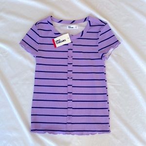 NWT Epic Threads striped tee